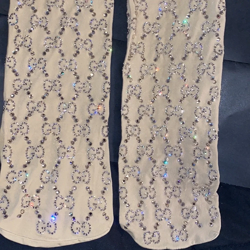 Gucci Crystal Socks